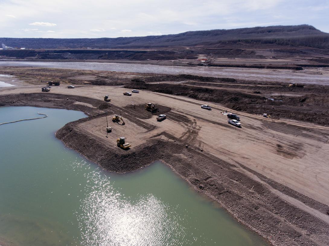 North bank excavation, looking south east | May 2017