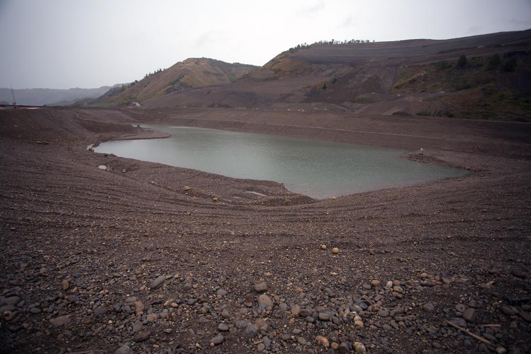 North bank sediment pond | August 2017