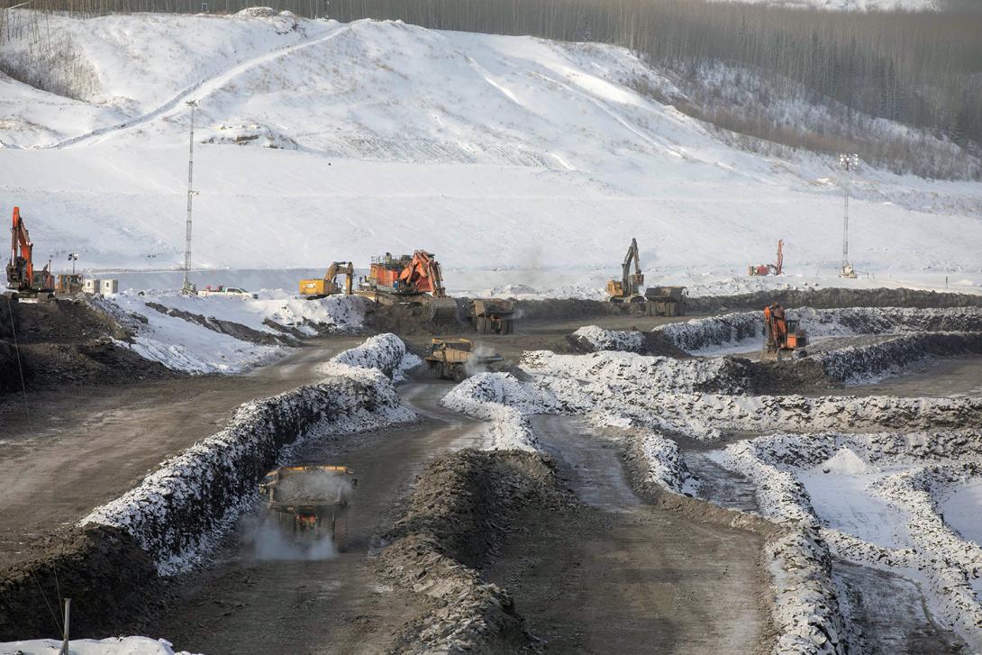 Excavation work continues at the approach channel. | January 2022