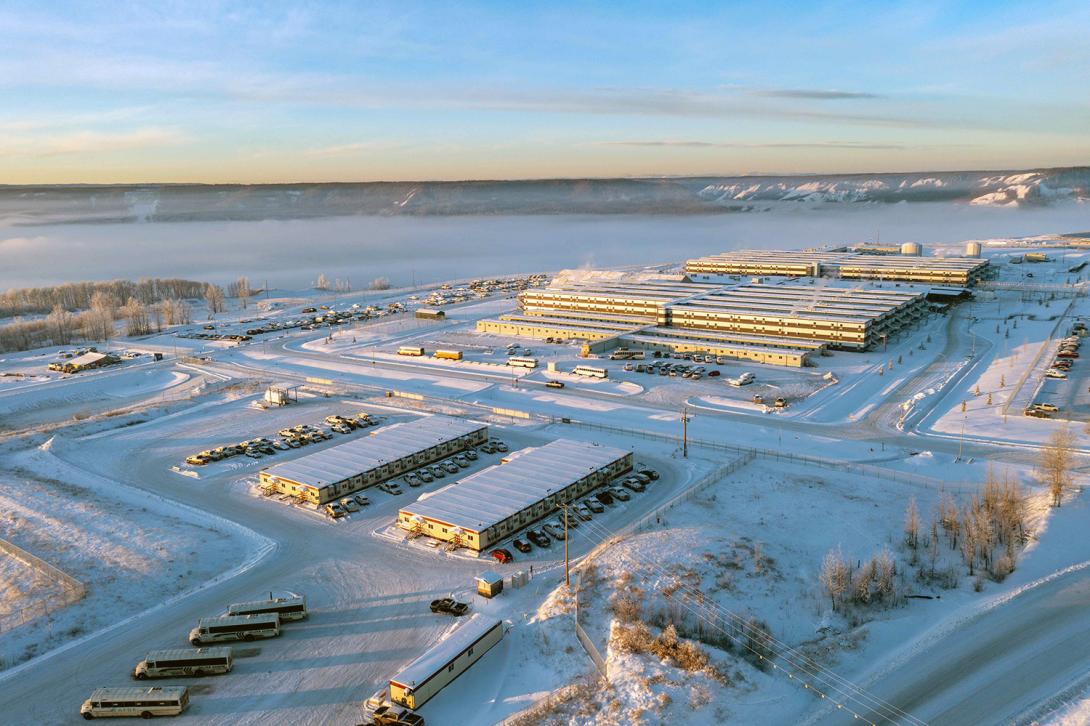 The worker accommodation camp on the north bank houses approximately 2,000 workers. | January 2023